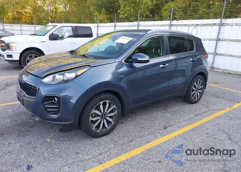 2018 Kia Sportage Ex из США, поврежденный, VIN KNDPNCAC0J7385515
